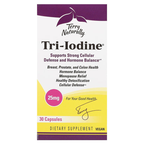 Terry Naturally, Tri-Iodine, 25 mg, 30 Capsules - Supply Center USA