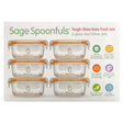 Sage Spoonfuls, Tough Glass Baby Food Jars, 6 Pack, 4 oz (120 ml) Each - Supply Center USA