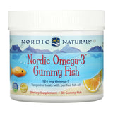 Nordic Naturals, Nordic Omega-3 Gummy Fish, Tangerine Treats, 124 mg, 30 Gummy Fish - Supply Center USA