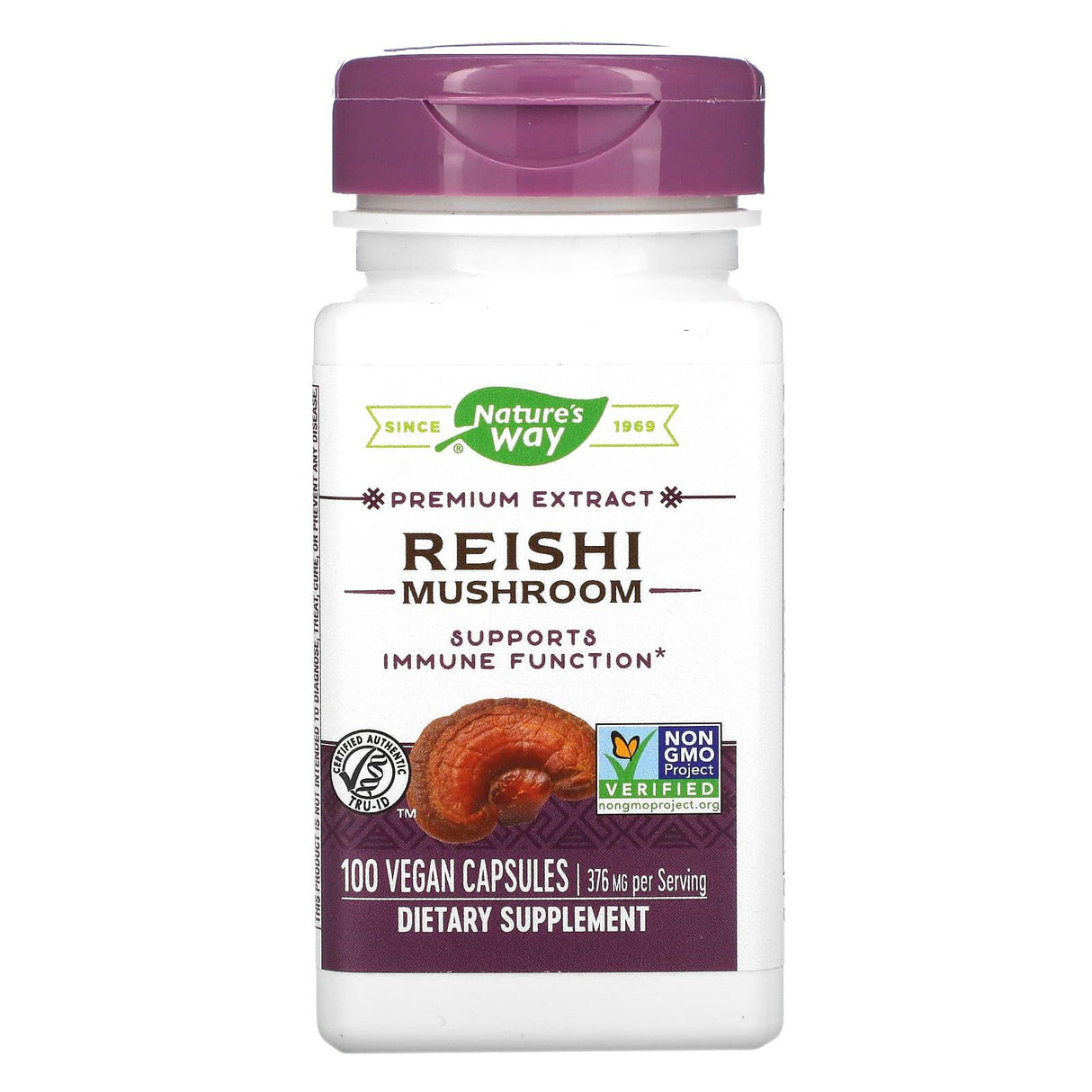 Nature's Way, Reishi Mushroom, 188 mg, 100 Vegan Capsules - Supply Center USA