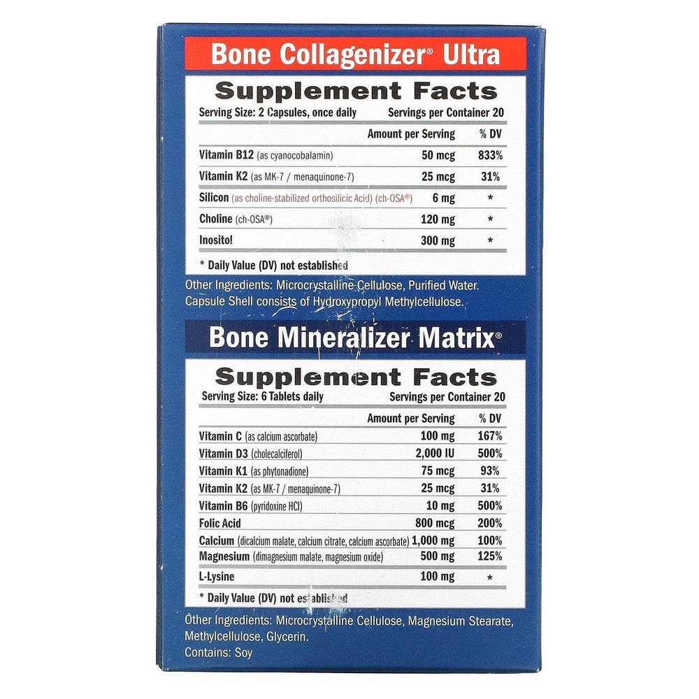 BioSil by Natural Factors, Healthy Bones Plus, Two-Part Program - HealthCentralUSA