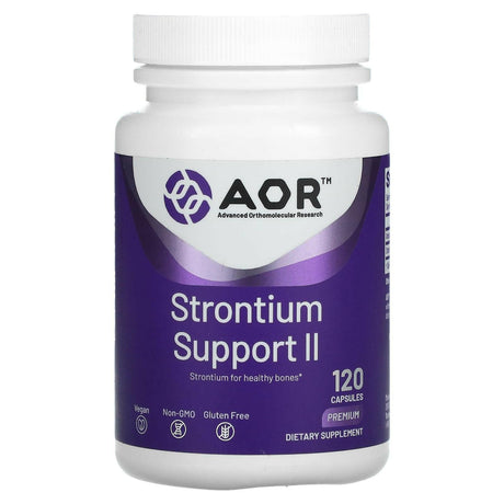 Advanced Orthomolecular Research AOR, Strontium Support II, 60 Capsules - Supply Center USA