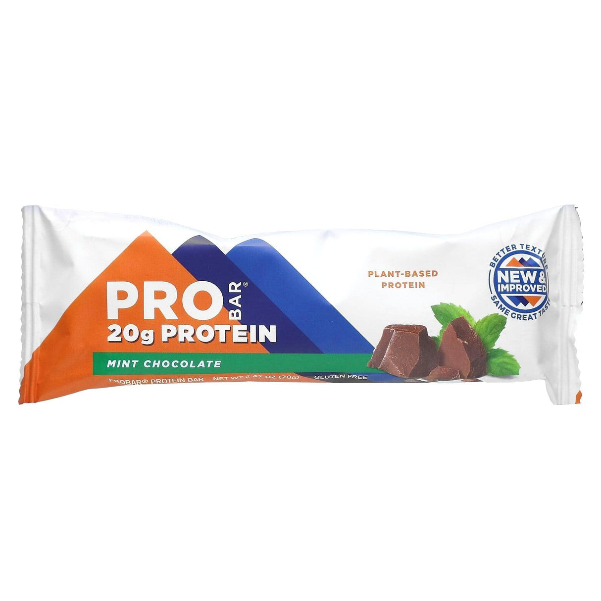 ProBar, Protein Bar, Mint Chocolate, 12 Bars, 2.47 oz (70 g) Each - Supply Center USA