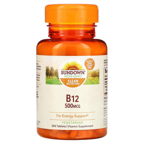 Sundown Naturals, B-12, 1,000 mcg, 60 Tablets - Supply Center USA