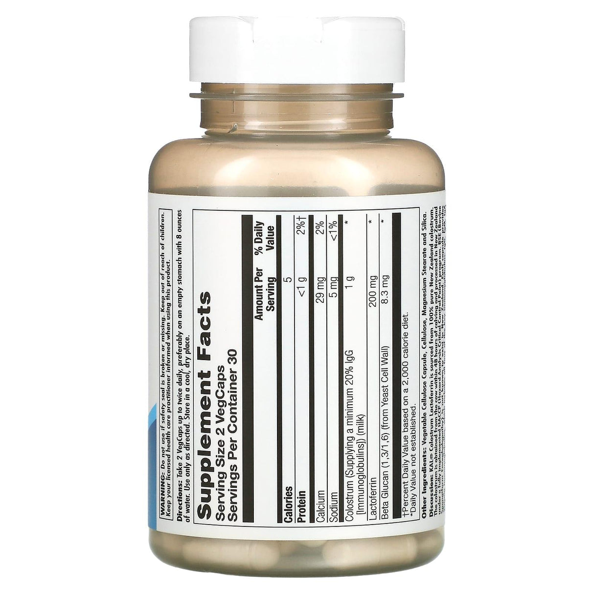 KAL, Colostrum Lactoferrin, 60 VegCaps - Supply Center USA