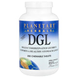 Planetary Herbals, DGL, 100 Chewable Tablets - Supply Center USA