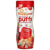 Happy Family Organics, Superfood Puffs, Organic Grain Snack, Strawberry & Beet, 2.1 oz (60 g) - Supply Center USA