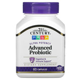 21st Century, Ultra Potency Advanced Probiotic, 60 Capsules - Supply Center USA