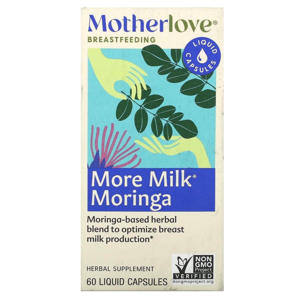 Motherlove, More Milk Moringa, 60 Liquid Capsules - Supply Center USA