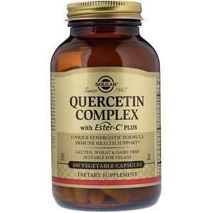 Solgar, Quercetin Complex with Ester-C Plus, 100 Vegetable Capsules - Supply Center USA