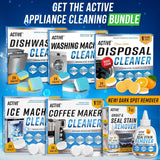 Washing Machine Cleaner Descaler 24 Pack - Deep Cleaning Tablets for HE Front Loader & Top Load Washer, Septic Safe Eco-Friendly Deodorizer, Clean inside Drum and Laundry Tub Seal - 12 Month Supply