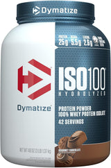 Dymatize ISO100 Hydrolyzed Protein Powder, 100% Whey Isolate, 25G of Protein, 5.5G Bcaas, Gluten Free, Fast Absorbing, Easy Digesting, Gourmet Vanilla, 20 Servings