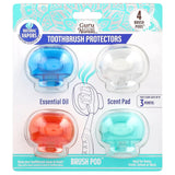 GuruNanda, Toothbrush Protectors, 4 Brush Pods - Supply Center USA