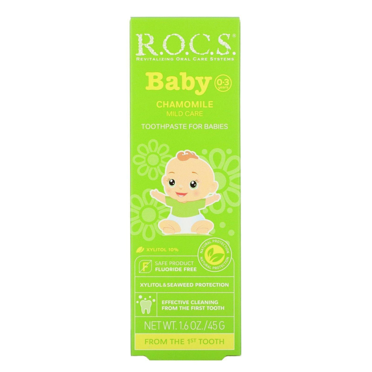 R.O.C.S., Baby, Chamomile Toothpaste, 0-3 Years, 1.6 oz (45 g) - Supply Center USA