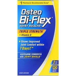 Osteo Bi-Flex, Joint Health, Triple Strength + Vitamin D, 120 Coated Tablets - Supply Center USA