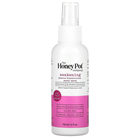 The Honey Pot Company, Panty Spray, Bergamot Rose, 4 fl oz (118 ml) - Supply Center USA