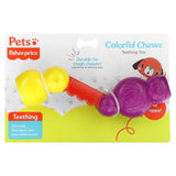 Fisher-Price, Pets, Colorful Chews, Teething Toy, For Puppy, 1 Chew Toy - Supply Center USA