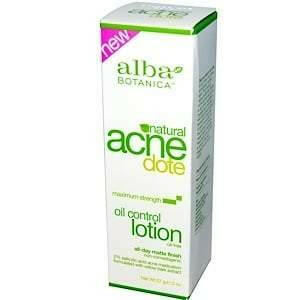 Alba Botanica, Acne Dote, Oil Control Lotion, Oil-Free, 2 oz (57 g) - HealthCentralUSA