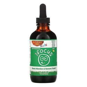 Bioray, Kids, NDF Focus, Citrus, 4 fl oz (120 ml) - HealthCentralUSA