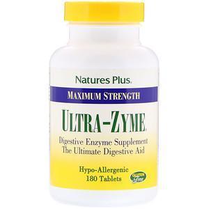 Nature's Plus, Maximum Strength Ultra-Zyme, 180 Tablets - Supply Center USA