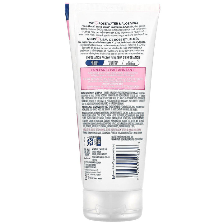 St. Ives, Gentle Smoothing Scrub, Rose Water & Aloe Vera, 6 oz (170 g) - HealthCentralUSA