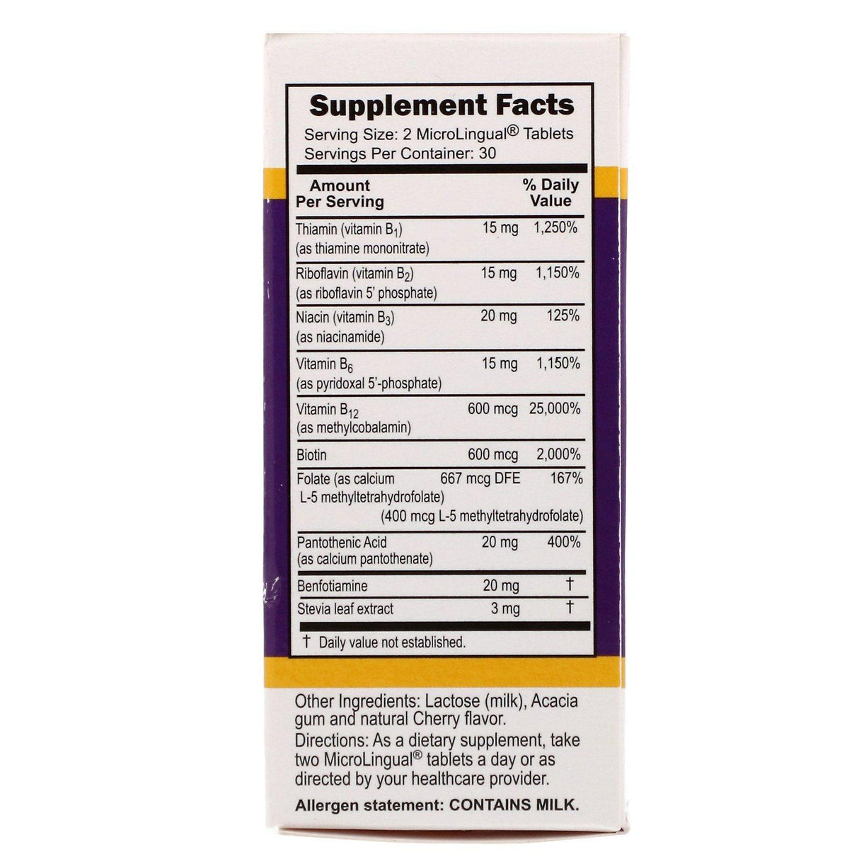 Superior Source, CoEnzyme B Complex, 60 Instant Dissolve Tablets - Supply Center USA