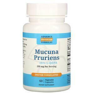 Advance Physician Formulas, Mucuna Pruriens, 200 mg, 60 Vegetable Capsules - Supply Center USA