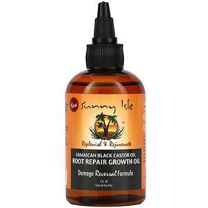 Sunny Isle, Jamaican Black Castor Oil, Root Repair Growth Oil, 4 fl oz - HealthCentralUSA