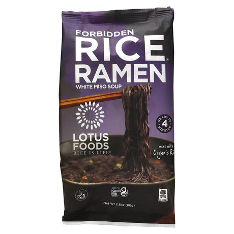 Lotus Foods, Buckwheat Shiitake Rice Ramen, Mushroom Soup, 2.8 oz (80 g) - Supply Center USA