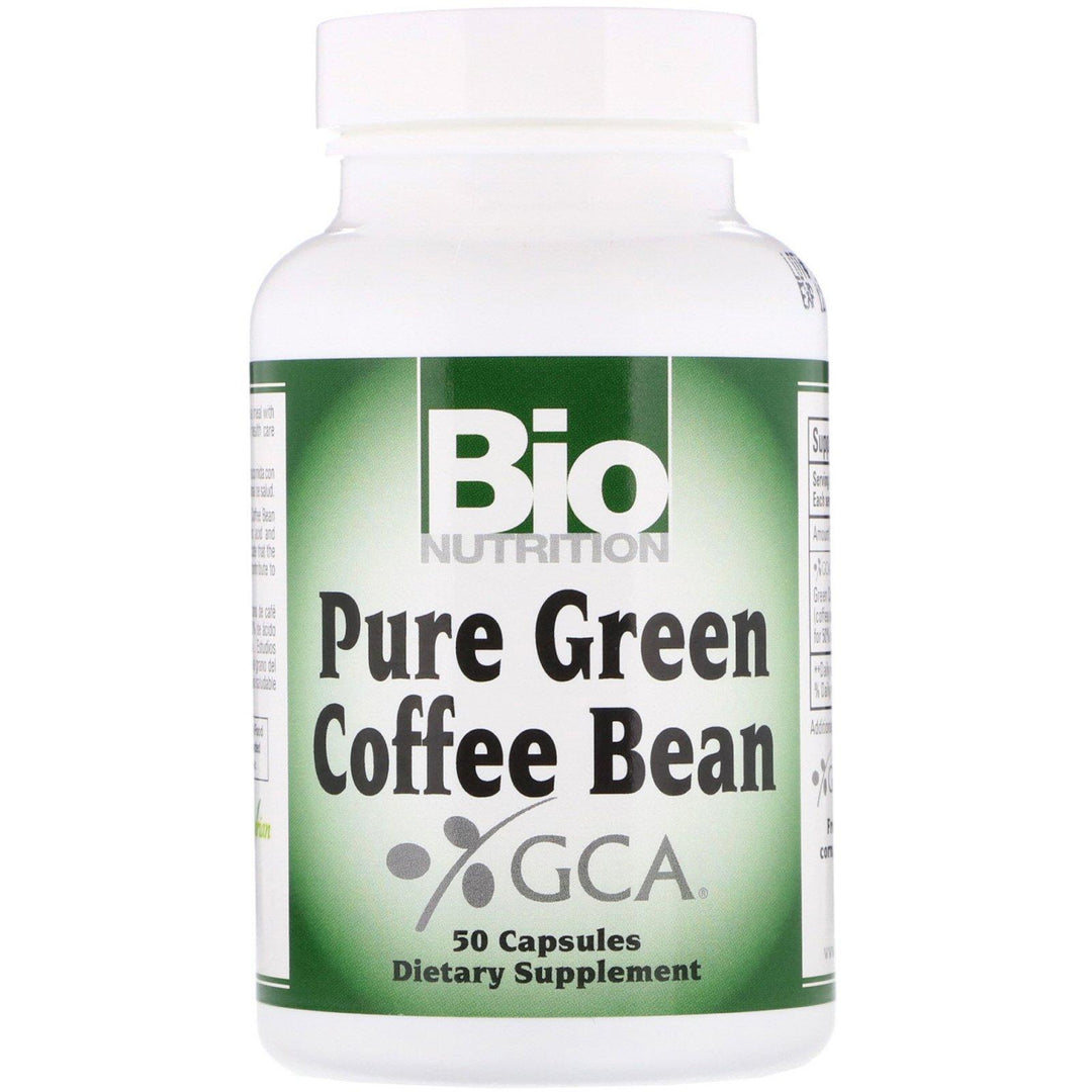 Bio Nutrition, Pure Green Coffee Bean, 800 mg, 50 Capsules - HealthCentralUSA