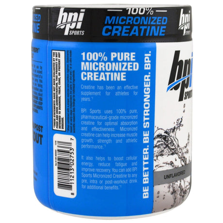 BPI Sports, Micronized Creatine, Limited Edition, Unflavored, 10.58 oz (300 g) - Supply Center USA