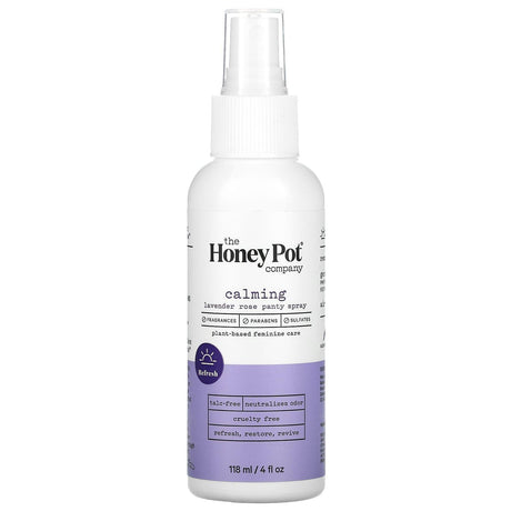 The Honey Pot Company, Panty Spray, Bergamot Rose, 4 fl oz (118 ml) - Supply Center USA