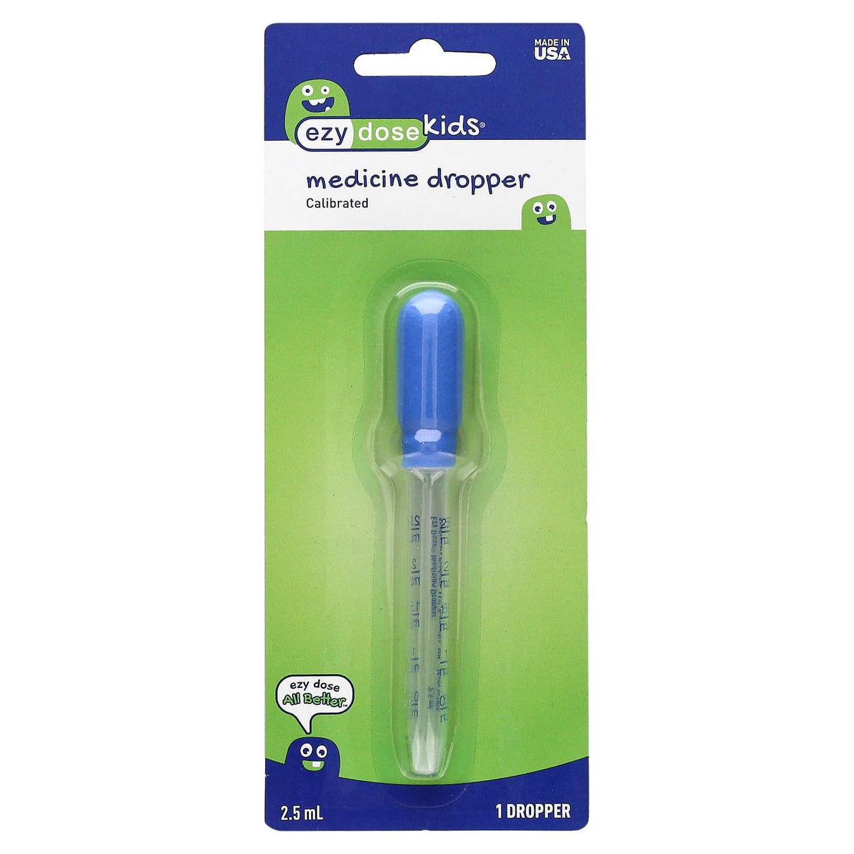 Ezy Dose, Kids, Medicine Dropper, 1 Count, 2.5 ml - Supply Center USA