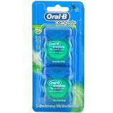 Oral-B, Complete, Satin Floss, Mint, 2 Pack, 54.6 yd (50 m) Each - Supply Center USA