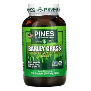 Pines International, Barley Grass, 500 Tablets - Supply Center USA