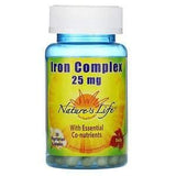 Nature's Life, Iron Complex, 25 mg, 50 Vegetarian Capsules - Supply Center USA