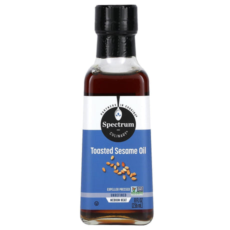 Spectrum Culinary, Toasted Sesame Oil, 8 fl oz (236 ml) - Supply Center USA