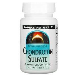 Source Naturals, Chondroitin Sulfate, 400 mg, 60 Tablets - Supply Center USA