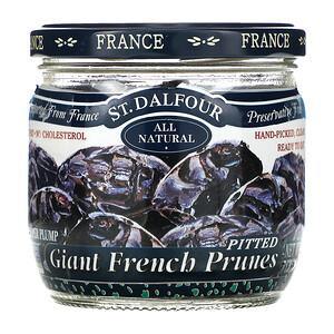 St. Dalfour, Giant French Prunes, Pitted, 7 oz (200 g) - HealthCentralUSA