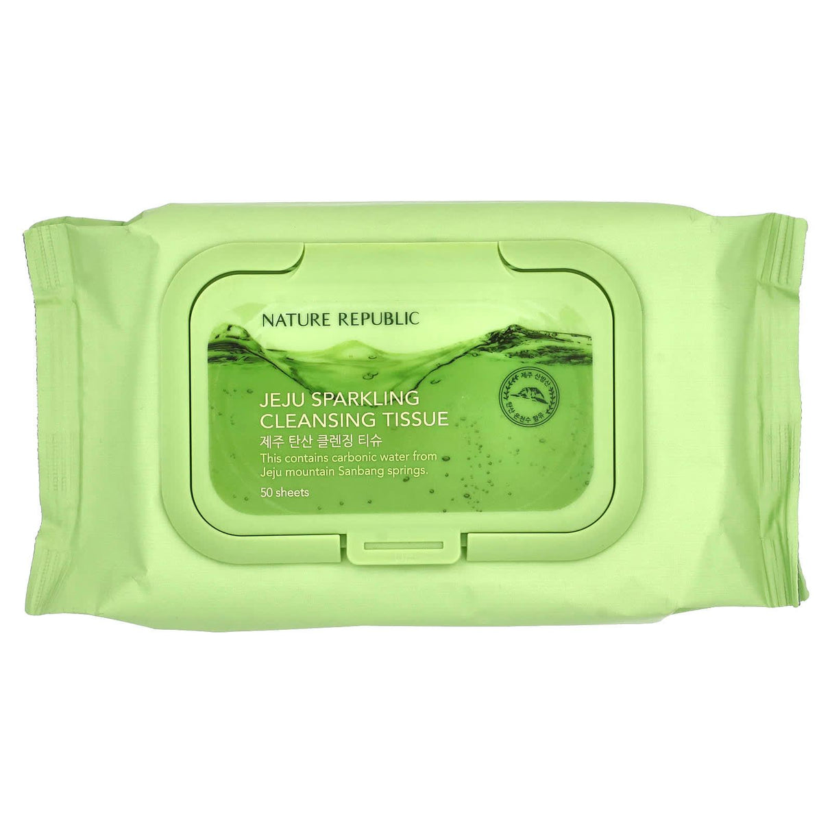 Nature Republic, Jeju Sparkling Cleansing Tissue, 50 Sheets - Supply Center USA