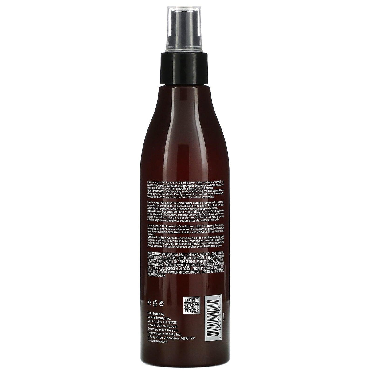 Luseta Beauty, Tea Tree & Argan Oil, Leave-In Conditioner, For Damaged & Oily Hair, 8.5 fl oz (251 ml) - Supply Center USA