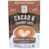 Hana Beverage, Cacao & Coconut Latte, Non-Coffee Superfood Beverage, 3.3 oz (93.6 g) - Supply Center USA