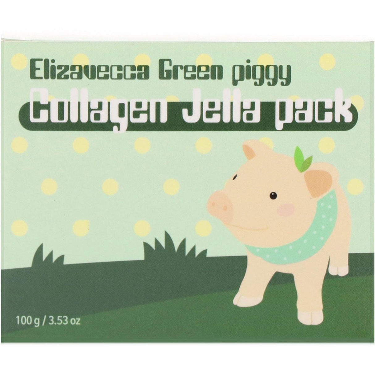 Elizavecca, Green Piggy, Collagen Jelly Pack, 3.53 oz (100 g) - Supply Center USA