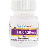 Superior Source, Folic Acid, 1,200 mcg, 100 Tablets - Supply Center USA