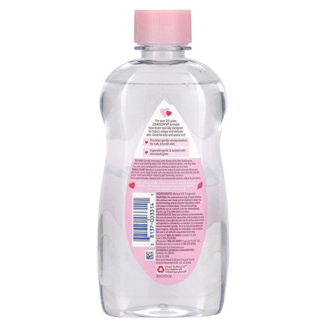 Johnson & Johnson, Baby Oil, 14 fl oz (414 ml) - Supply Center USA