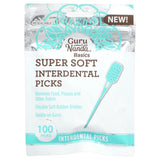 GuruNanda, Basics, Super Soft Interdental Picks, 100 Picks - Supply Center USA