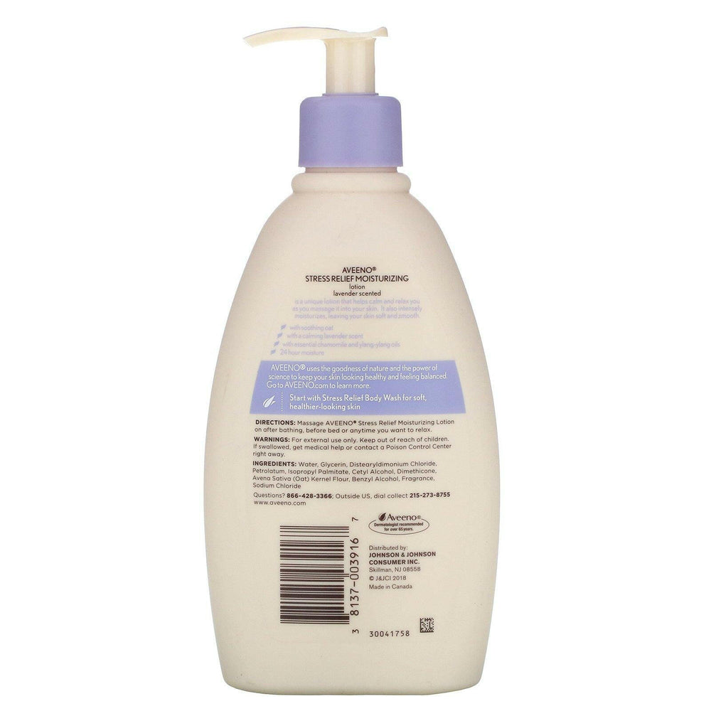 Aveeno, Active Naturals, Stress Relief Moisturizing Lotion, 12 fl oz (354 ml) - HealthCentralUSA