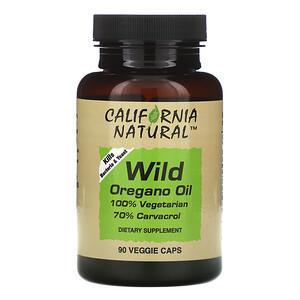 California Natural, Wild Oregano Oil, 90 Veggie Caps - HealthCentralUSA