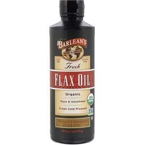 Barlean's, Organic Fresh, Flax Oil, 16 oz (473 ml) - HealthCentralUSA