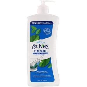 St. Ives, Body Lotion, Renewing, Collagen & Elastin, 21 fl oz (621 ml) - Supply Center USA